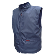 Waterproof Fleecy Lined Vest. Oxford Outer Polar Fleecy Inner. Reversible, Wear inside or Out.*Larger Sizes Available